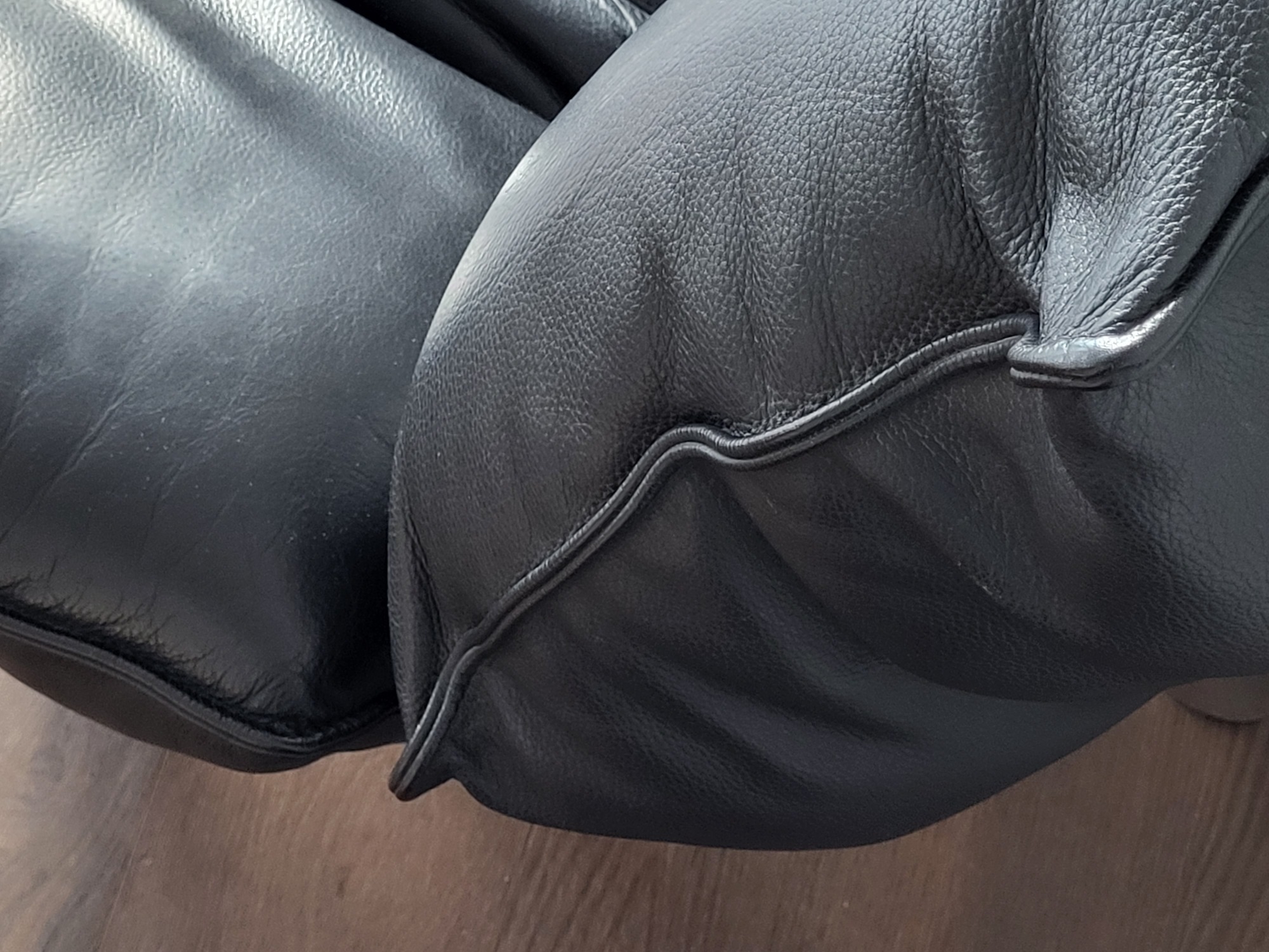 Tango Sofa 3-Sitzer Leder Schwarz 8