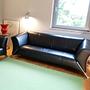 322 Sofa Aluminium Holz Schwarz 2