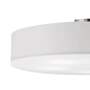 Ceiling light hotel fabric / metal 5-flame white 1