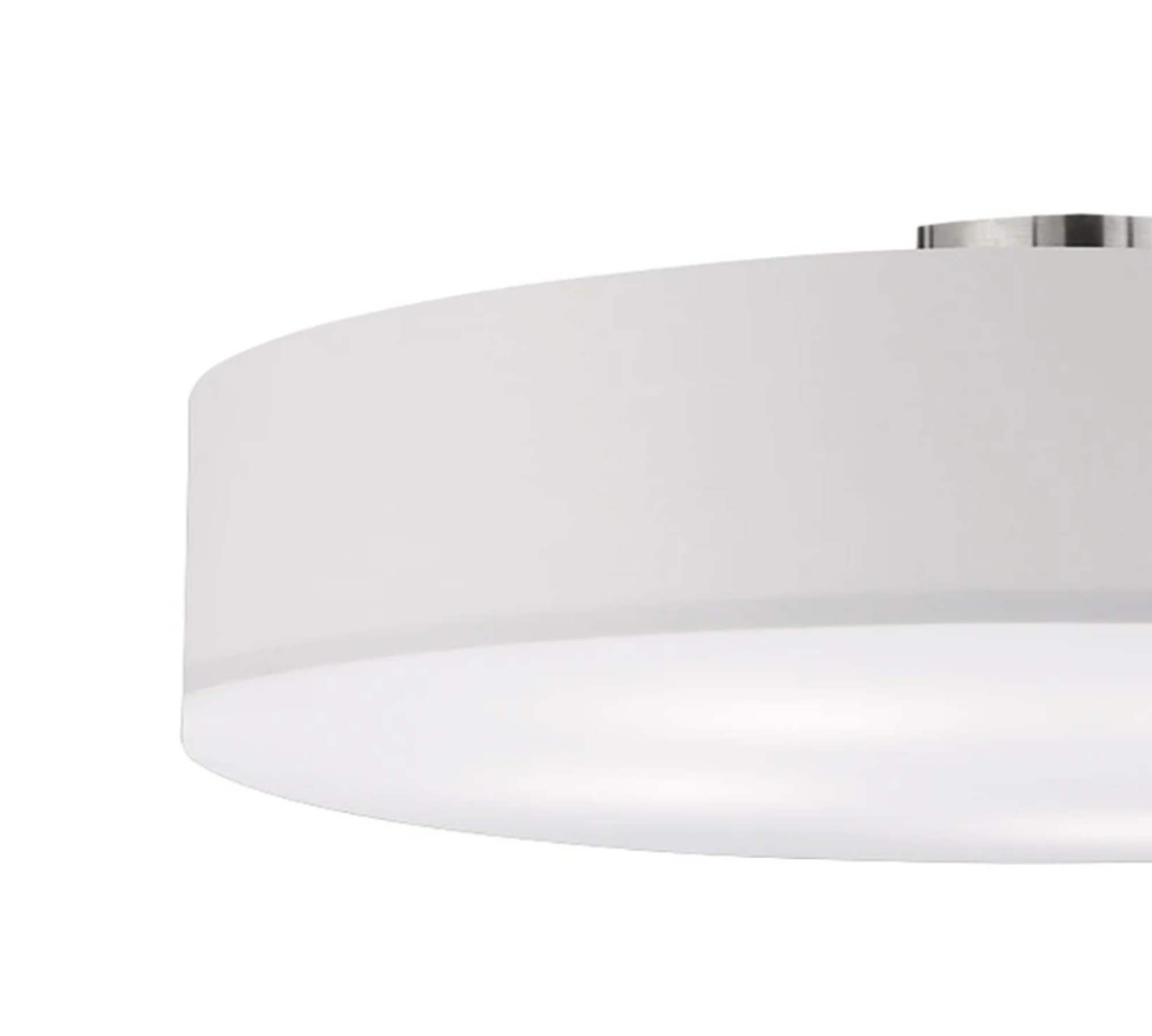 Ceiling light hotel fabric / metal 5-flame white 1