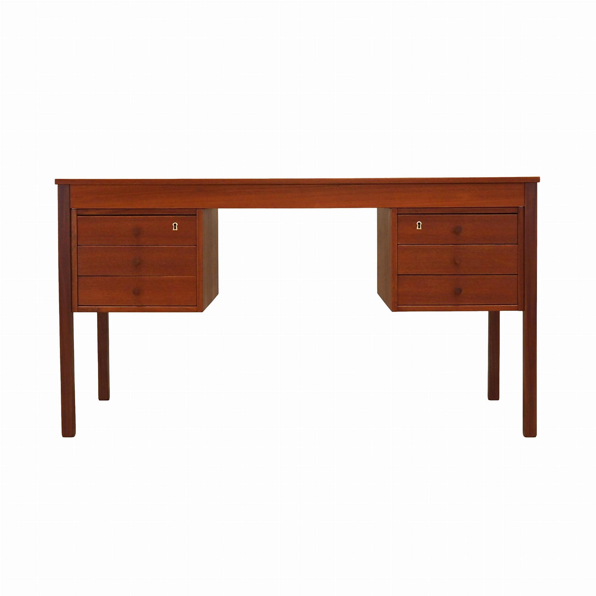 Schreibtisch Teakholz 1970er Jahre 0
