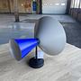 Alphabeta Wandlampe Stahl Blau Grau 2