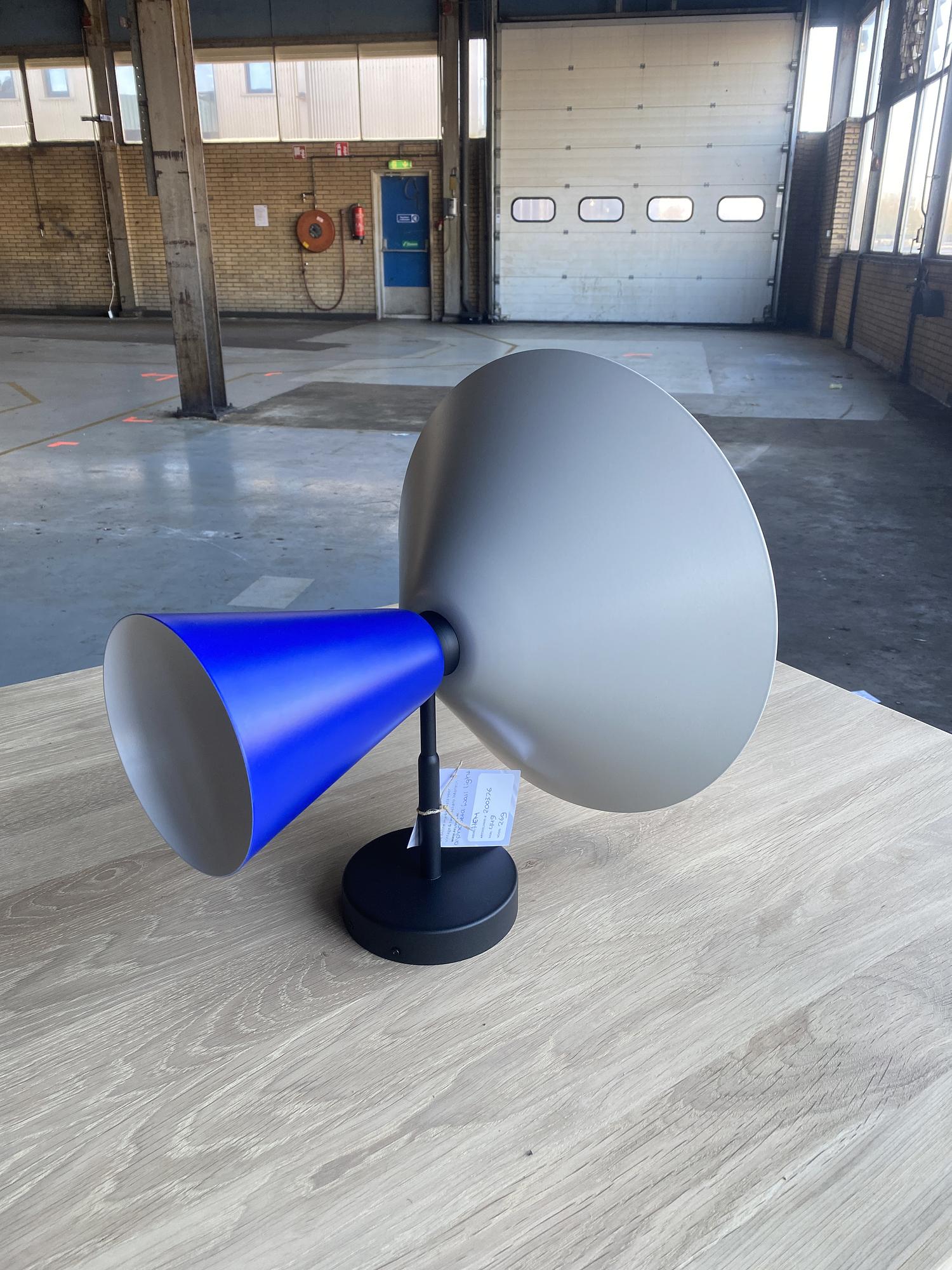 Alphabeta Wall Lamp Steel Blue Grey 2