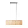 2-flame pendant light natural fiber steel light brown 1