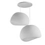 2-Flammig Wabi Sabi Dustfalls Pendelleuchte Weiß 6