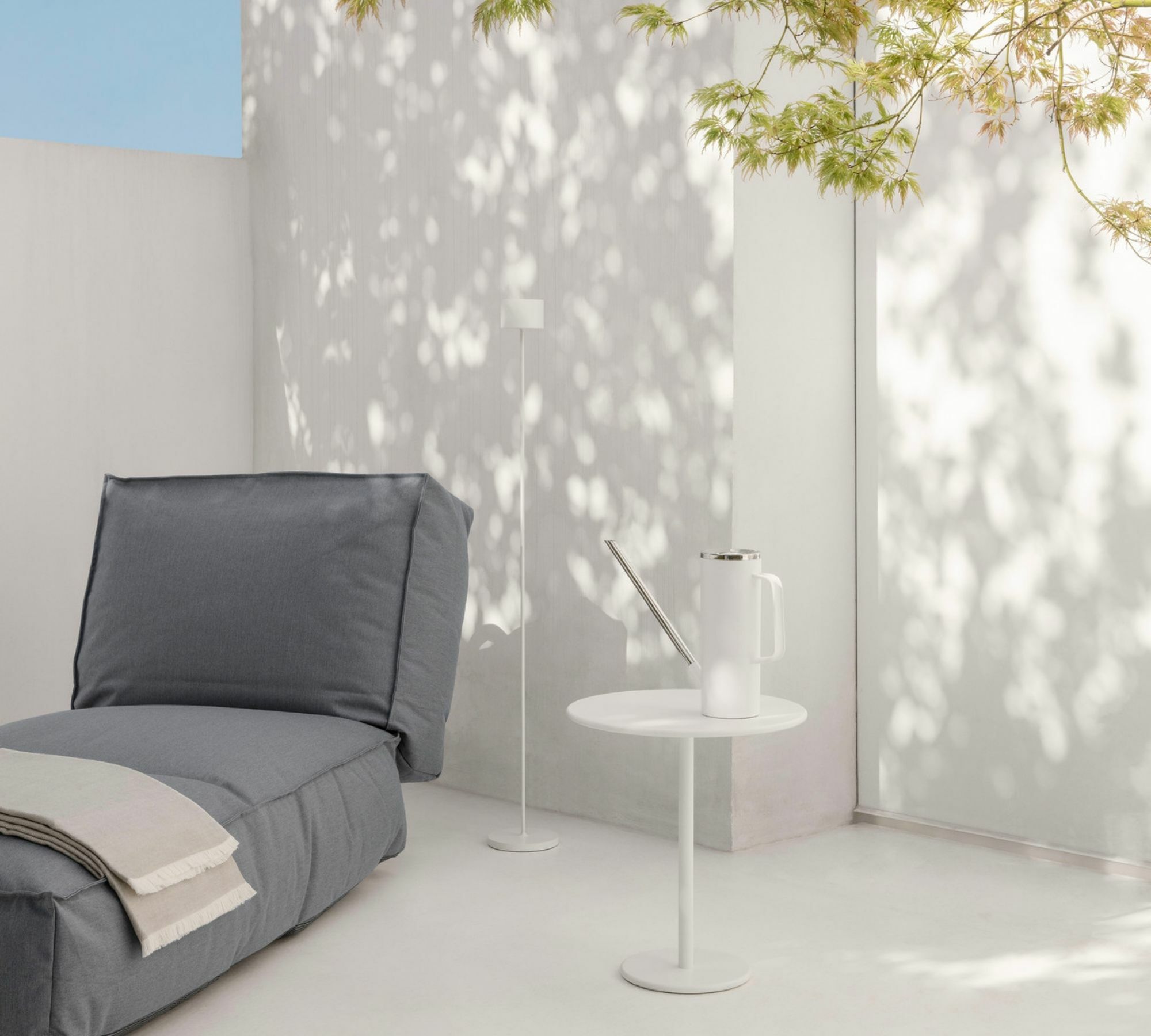 Farol Mobile LED-Stehleuchte Kabellos Weiß 66127 2