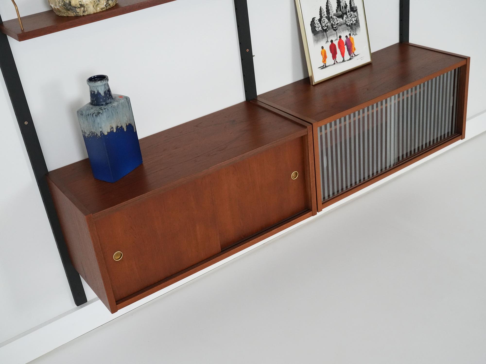 System bookshelf Teakwood 1960s 4