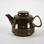 Ceramic teapot 1980s made in Poland 3