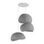 3-Flammig Wabi Sabi Shibumi Orbs Pendelleuchte Beton Grau 5