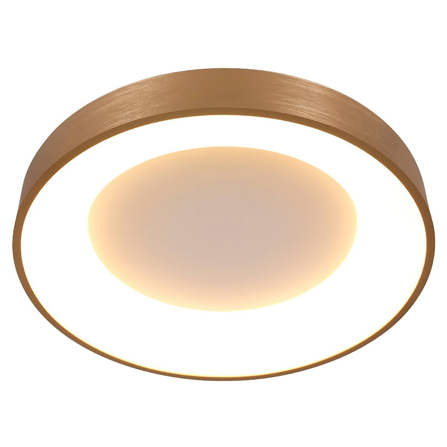LED-Deckenleuchte Ringlede Aluminium Gold Durchmesser: 38 cm 2