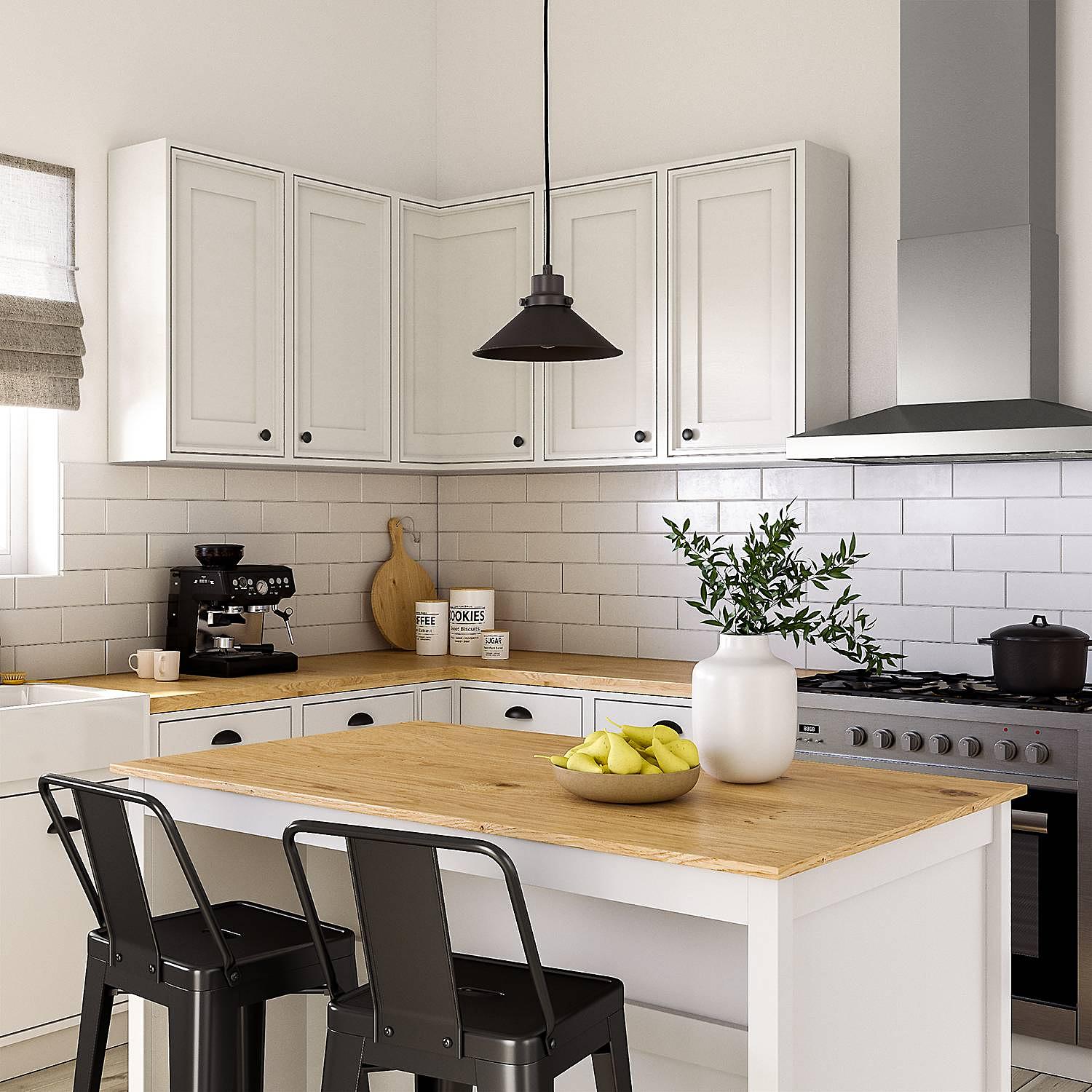 Pendant lamp Alaska 1-light Black 2