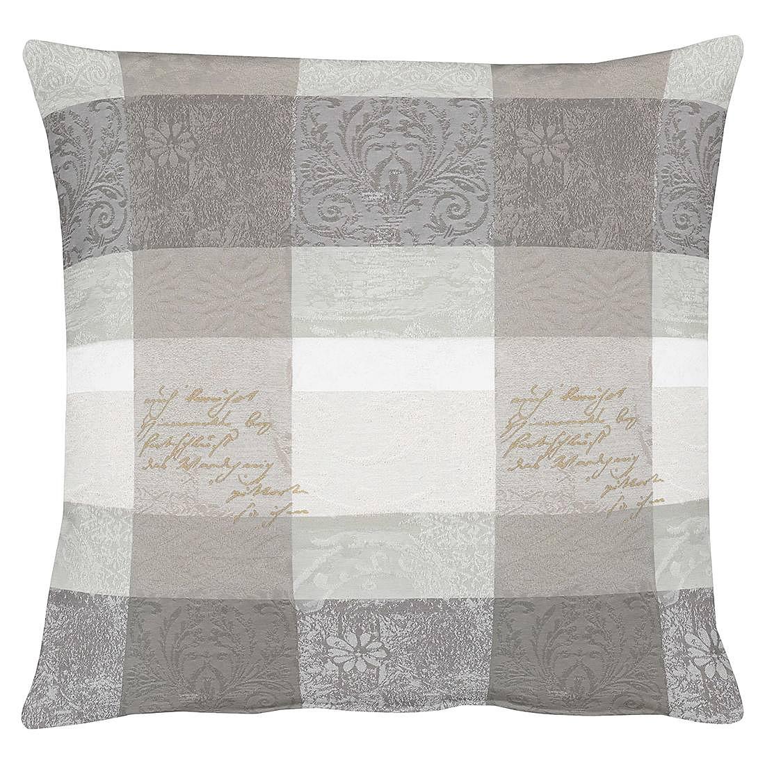 Pillowcase Country Home V White Grey 49 x 49 cm 0