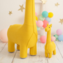 Giraffe Mini Plush Toy Cotton Yellow 3