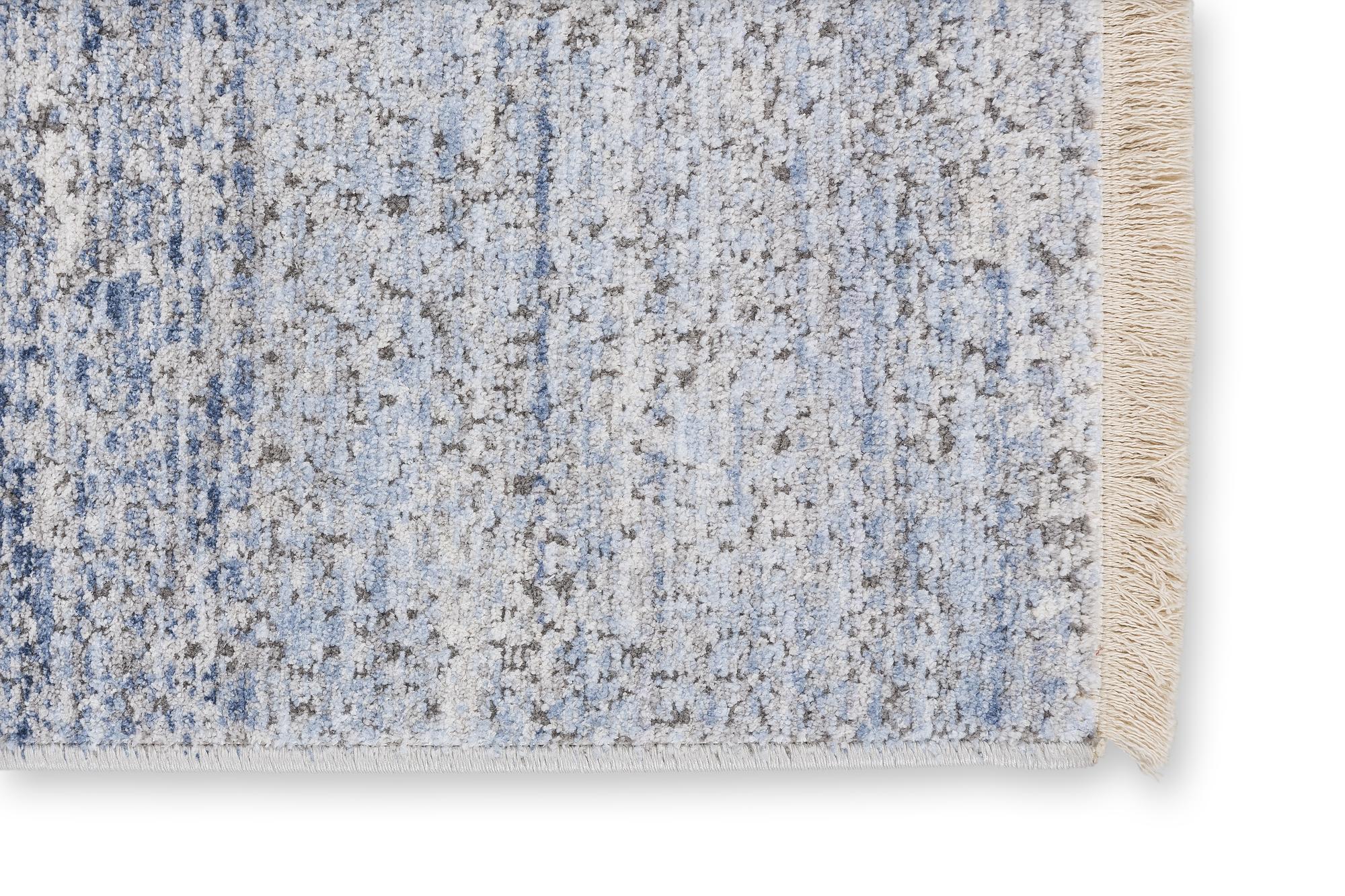 Charme Kurzflorteppich Polyester Hellblau 80x150cm 3