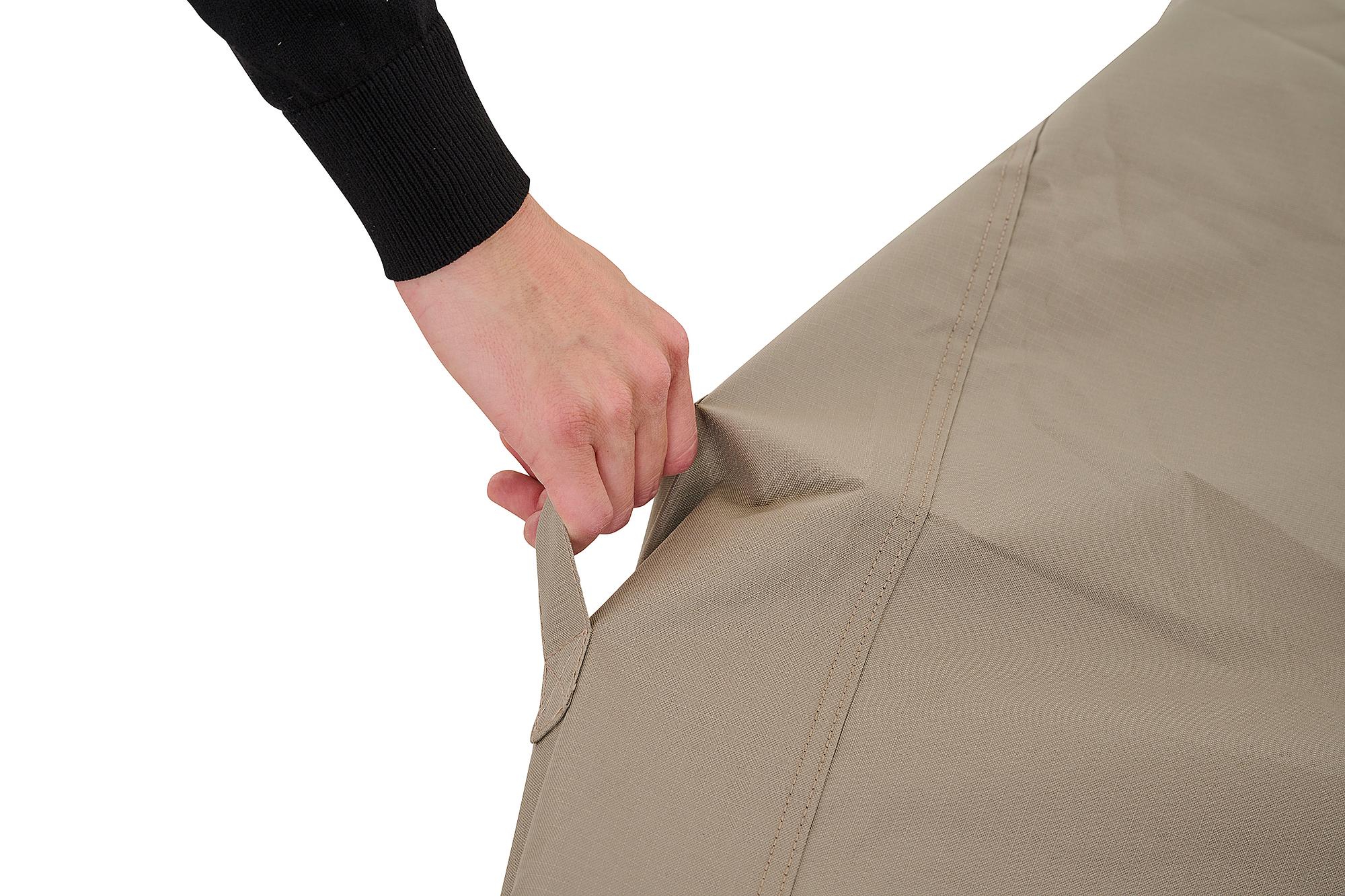 Lounge Sofa Protective Cover Linfu Beige 205 cm 3