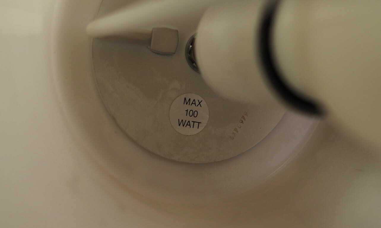 Vintage Pendelleuchte Kunststoff Weiß 1970er Jahre  6