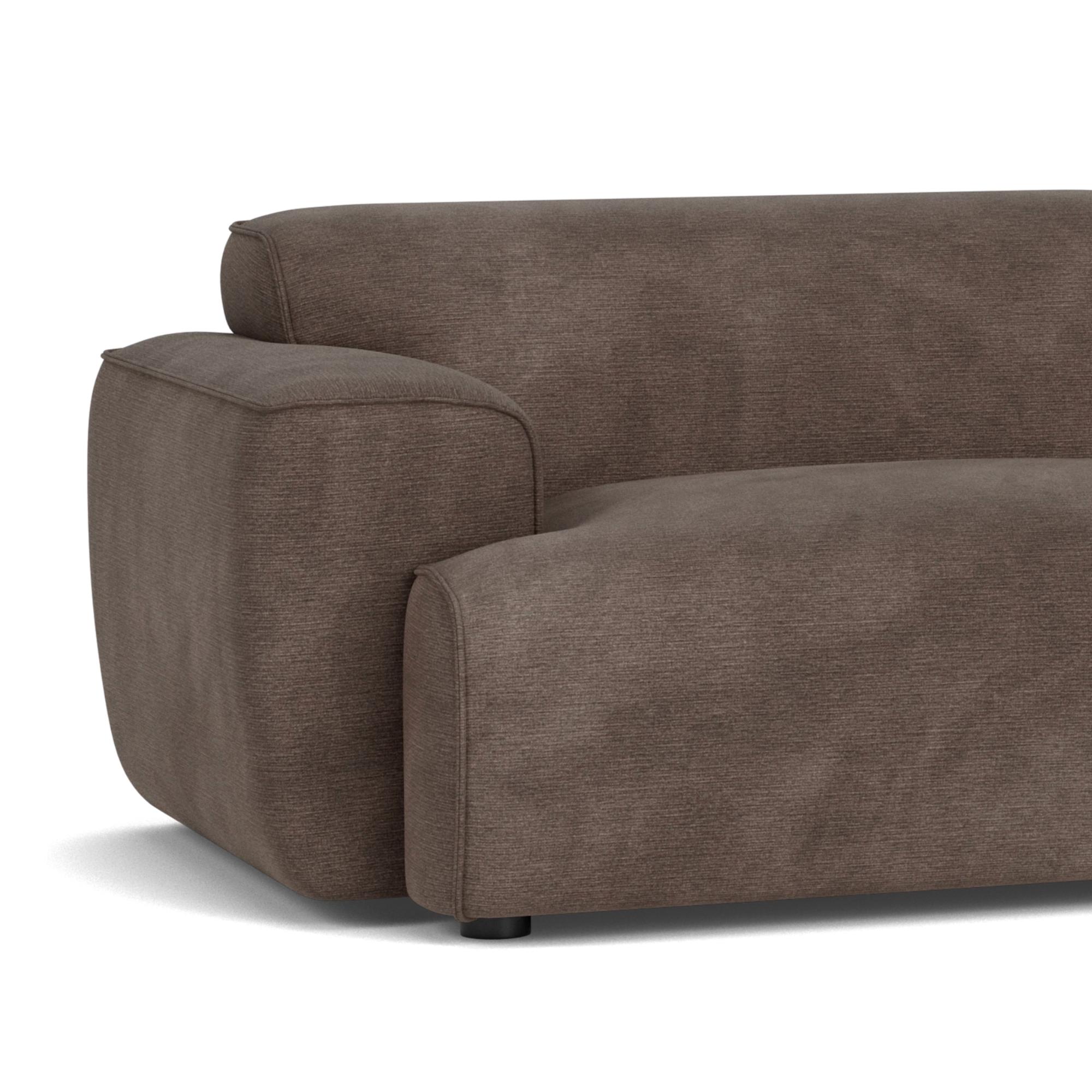 Greta Sofa 3-Sitzer Aulla Cacao 1