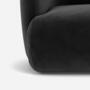 Award-Winning Paula 3-Sitzer Sofa Velour Matt Dark Grey 1
