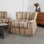 Saporiti Lounge Chair Fabric Beige Wood 1960s 7