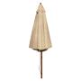 Sonnenschirm Sombrilla Eukalyptus Massiv Beige 4