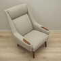 Vintage armchair Teak wood Textile Beige 1960s 8