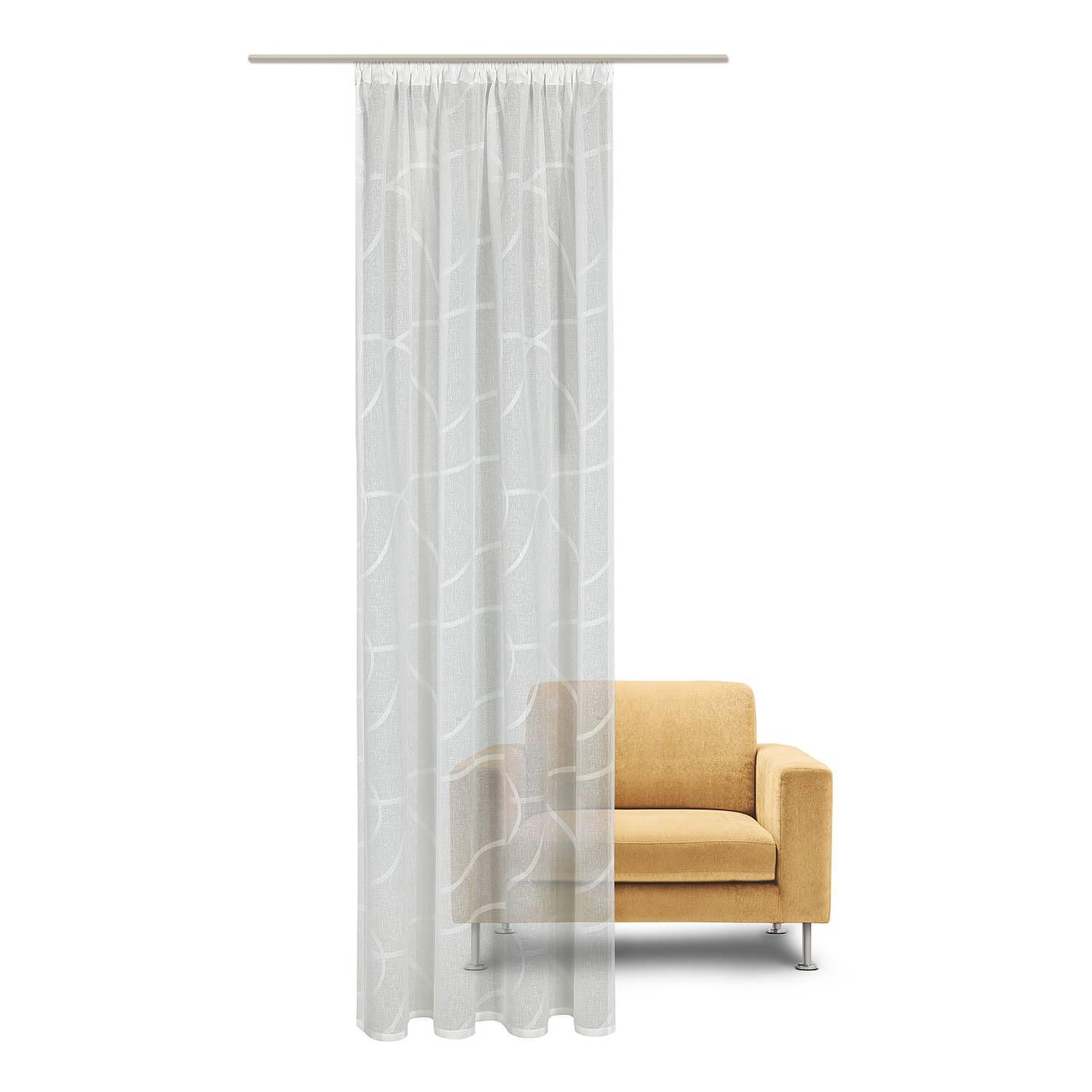 Vorhang Theda Kunstfaser Cremeweiß 3