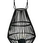 Mataram Laterne Rattan Schwarz 1