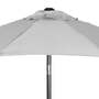 Sonnenschirm Kunstfaser Aluminium Grau 3