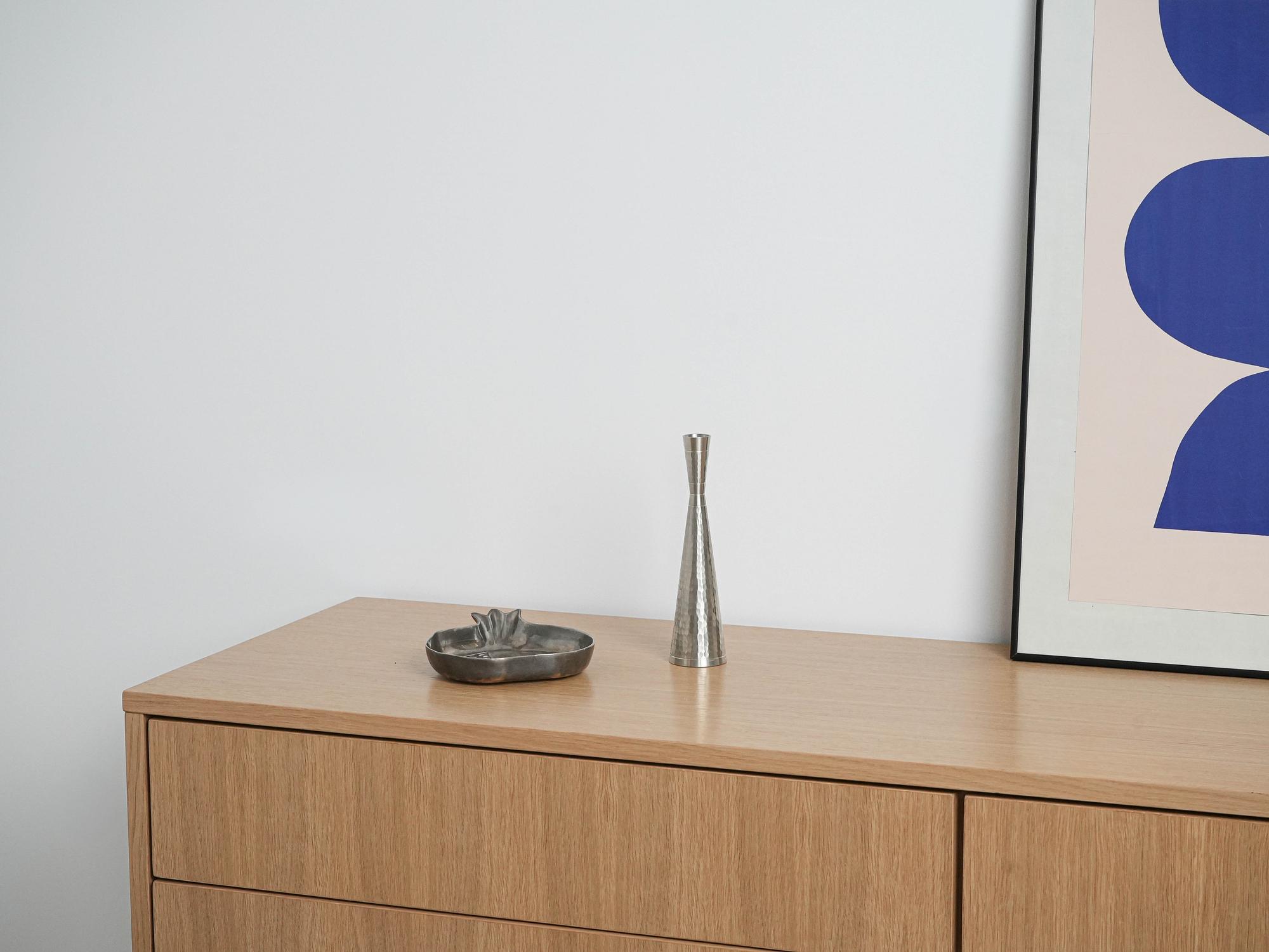 Candlestick Metal Silver 5