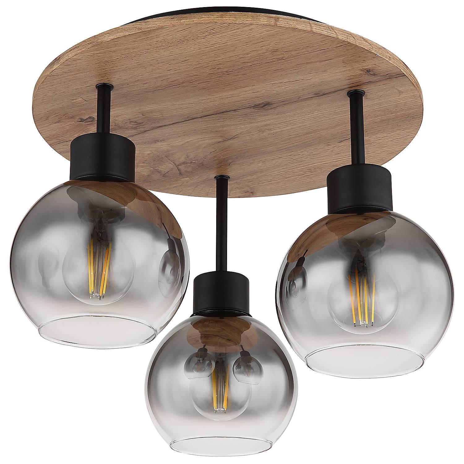 Deckenleuchte Moitas Typ B Farbglas Eisen 4