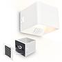 Borra Battery LED Wall Light Aluminium White 2