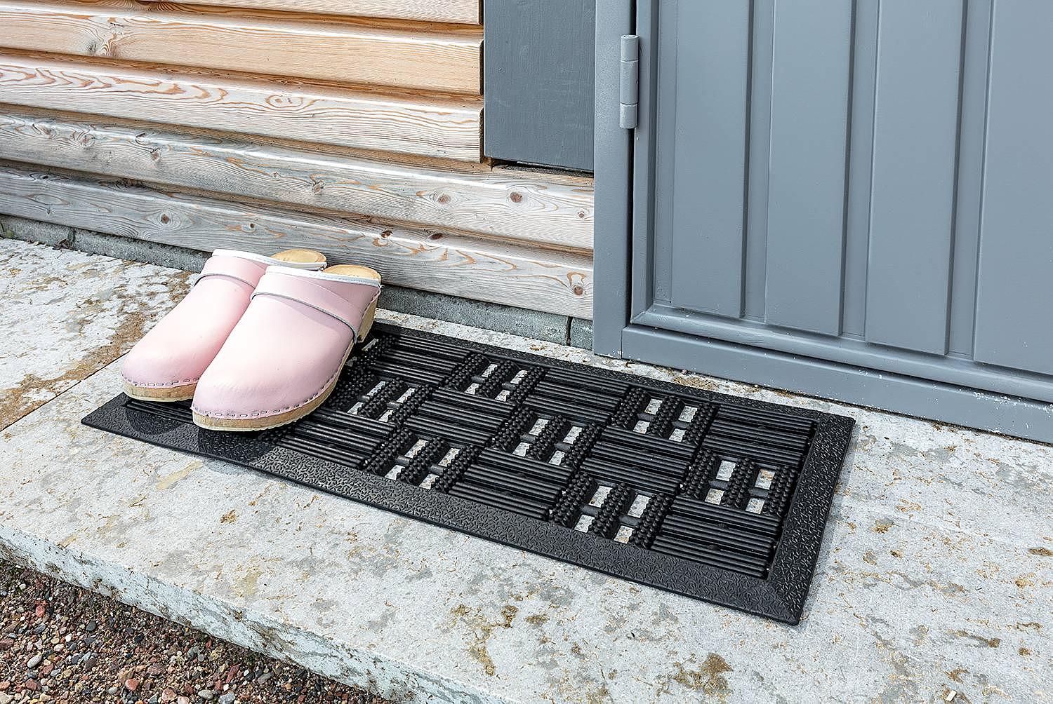 Dynamic Fußmatte Gummi Schwarz 45x75cm 2