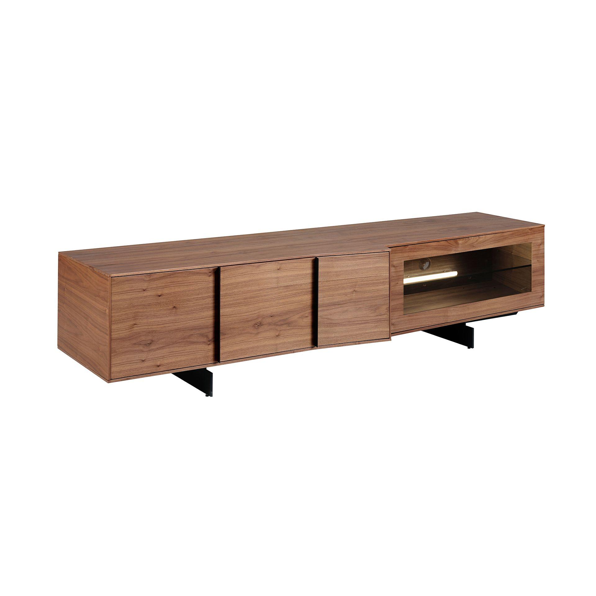 TV Lowboard 3219 with interior lighting Brown 1