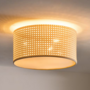 Ceiling light paper metal brushed 1