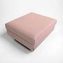 Tyme Hocker Textil Rosa 1