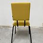 Dining chair textile yellow 2