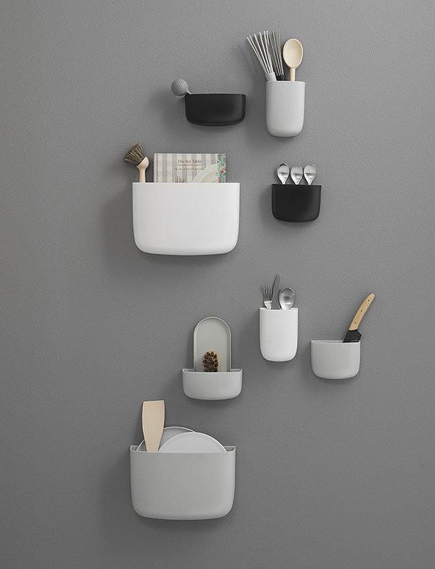 Pocket Wall Storage 4 Black 7