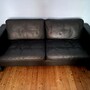 Conseta Sofa 2-Sitzer Leder Schwarz 0