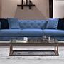 Como Sofa 3-Sitzer Blau 0