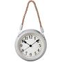 Wanduhr WT 7130 Metall / Glas Grau 0