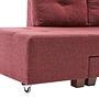 Manama Corner Sofa Bed Left - Claret Red 8