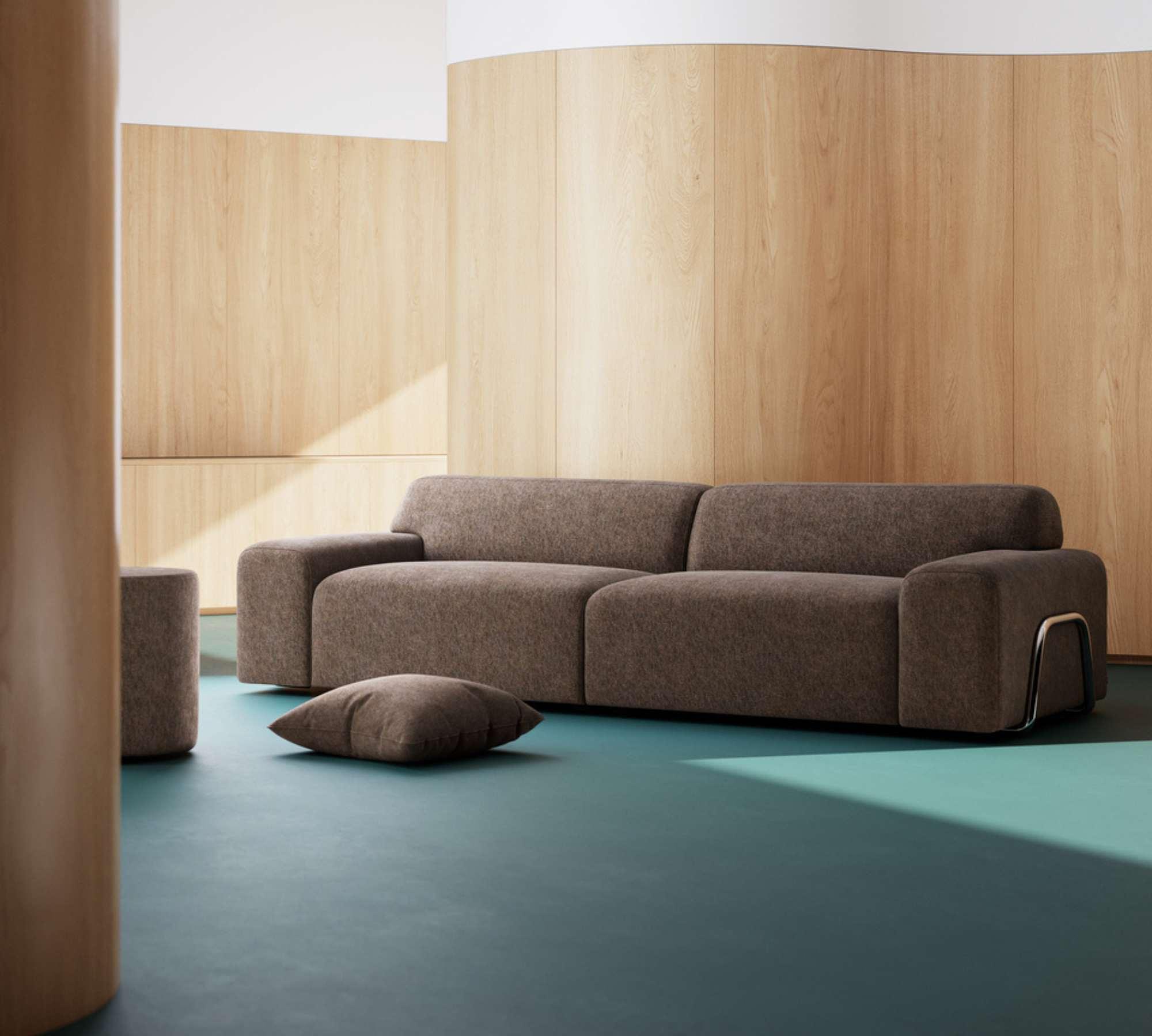 Gloria Sofa 3-Sitzer Aulla Cacao 0