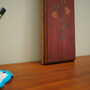 Vintage wall decoration wood brown 1970s 9