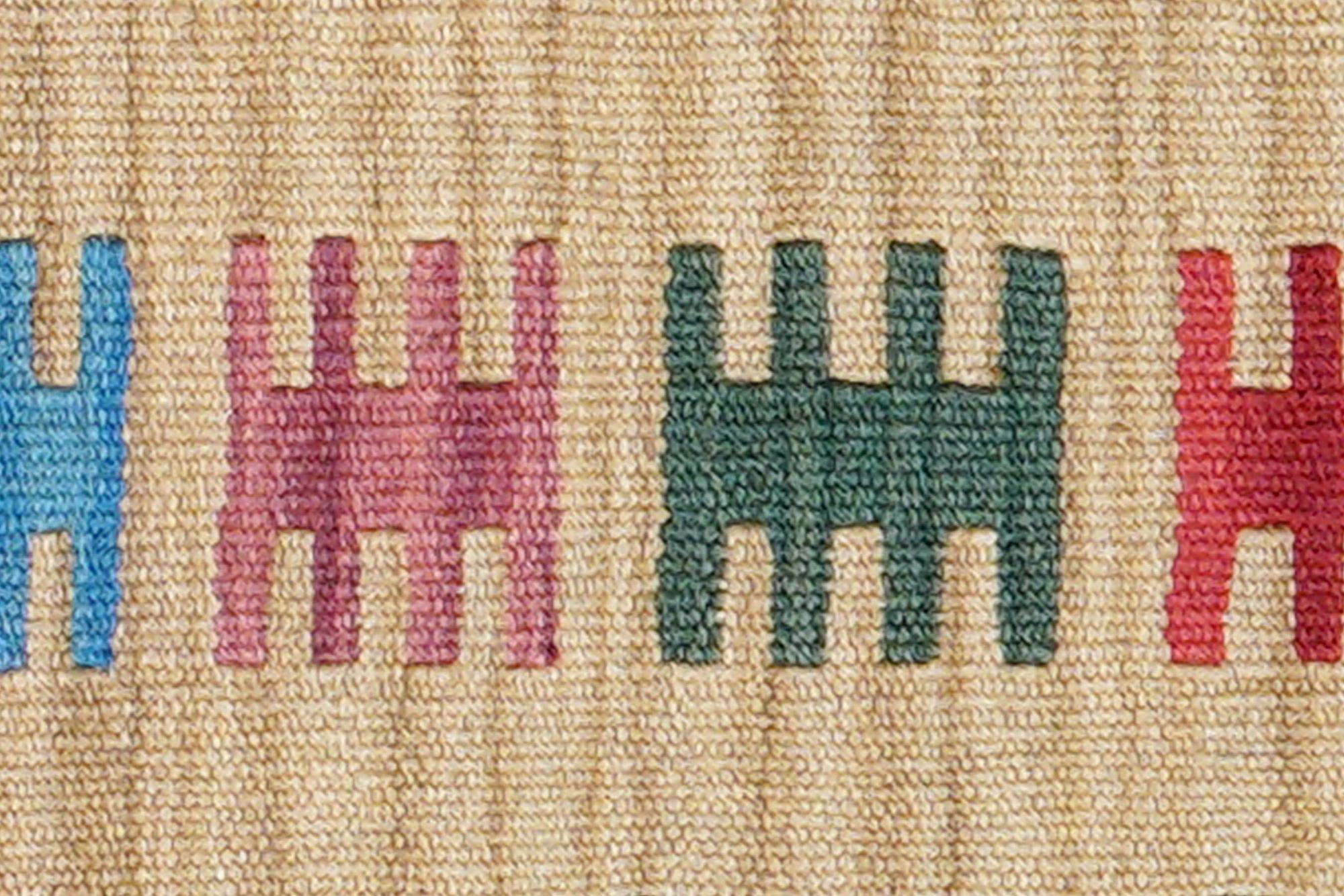 Kilim Gashgai Teppich Mehrfarbig 3