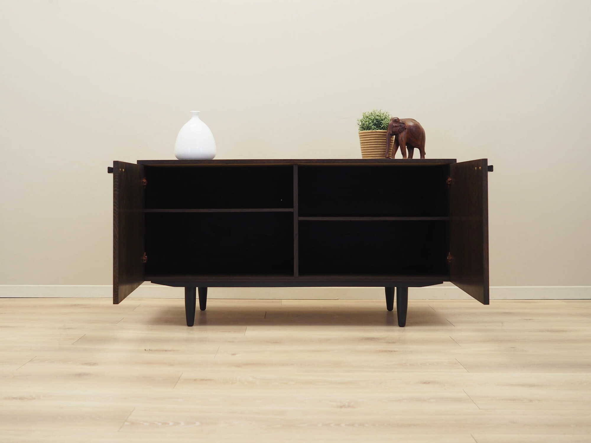 Cabinet Wood Brown 1970s 2