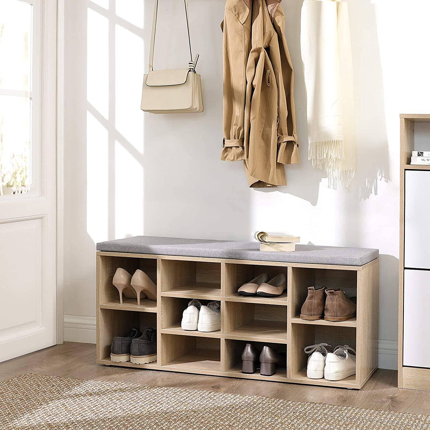 Schuhbank Haysville Eiche Dekor 2