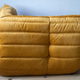 Togo Corner Sofa Velvet Gold Yellow 2