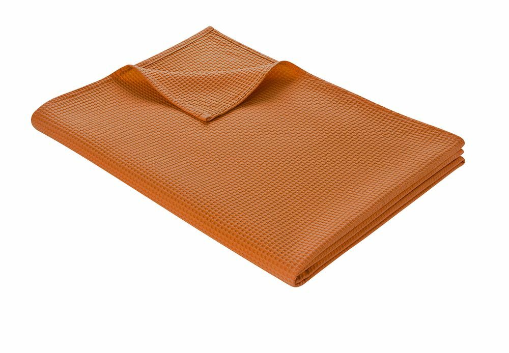 Leichte Decke aus Waffelpiqué 100% Baumwolle Bronze Single 0