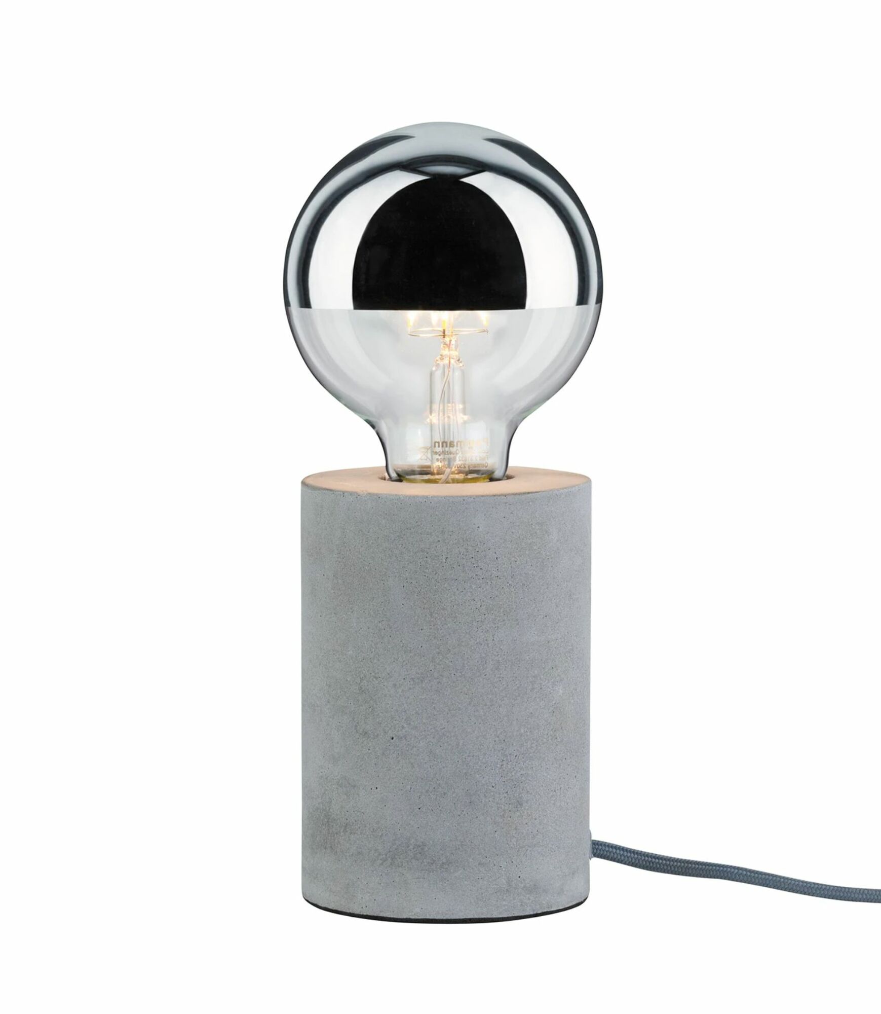 Tischleuchte 1-flammig Beton 0