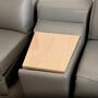 Kinosofa 2-Sitzer Leder Grau 3